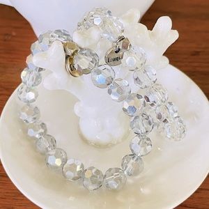2 Erimish Stackable Faceted Crystal Bracelet